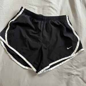 Nike Black and White Athletic Shorts for Performance